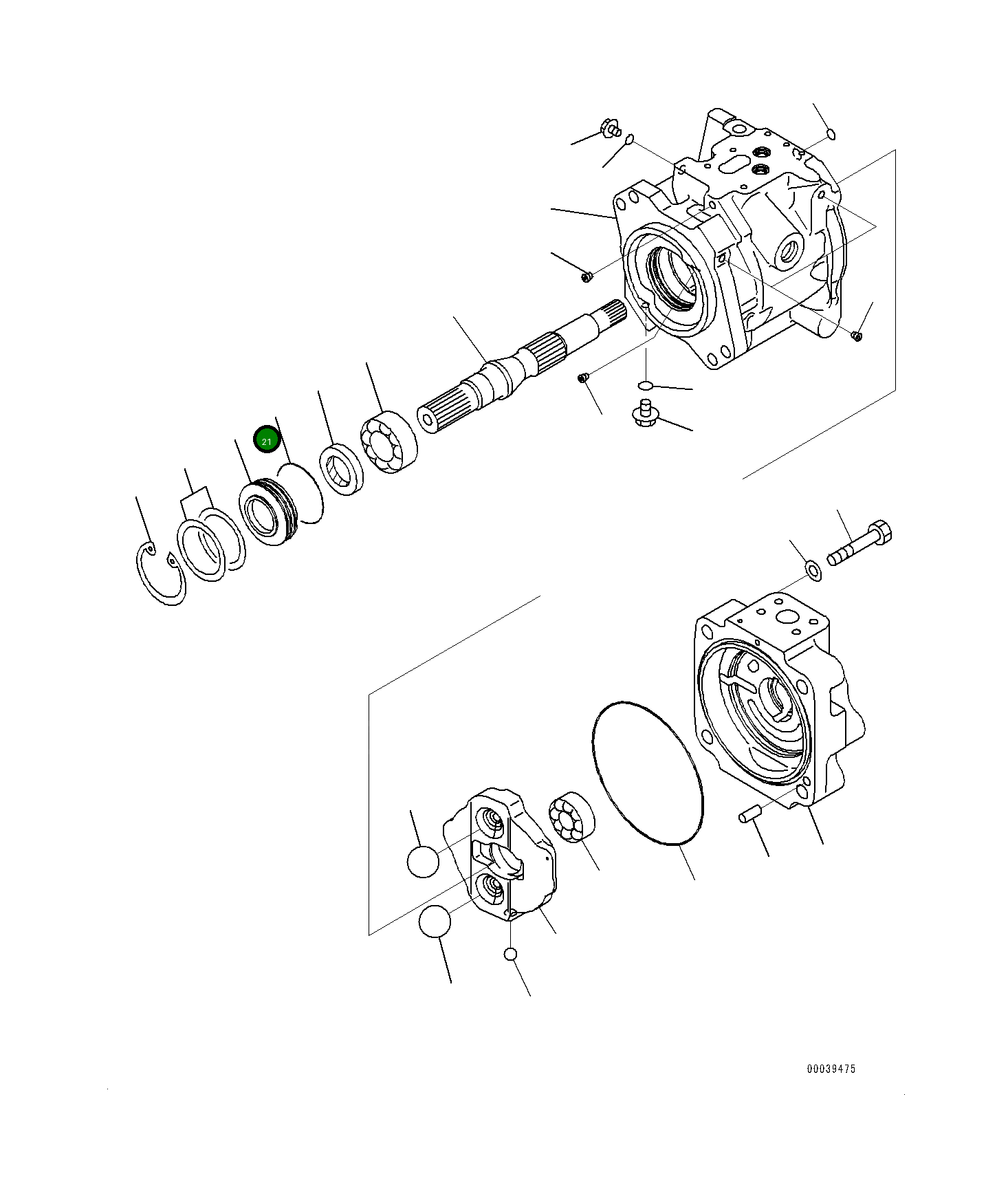Кольцо уплотнительное (O-Ring) 07000-B2060 Komatsu