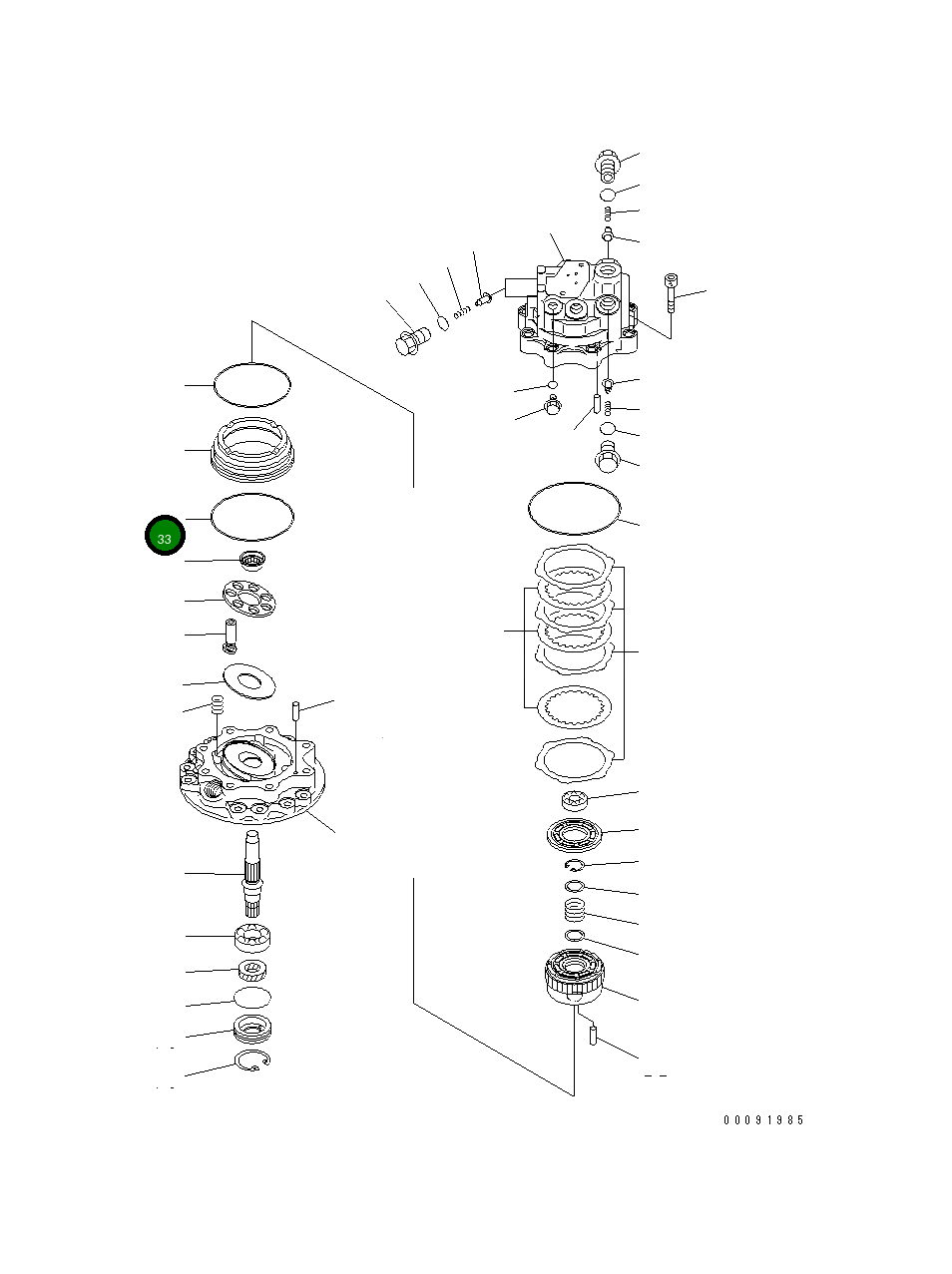Кольцо уплотнительное (O-Ring) 07000-B2130 Komatsu