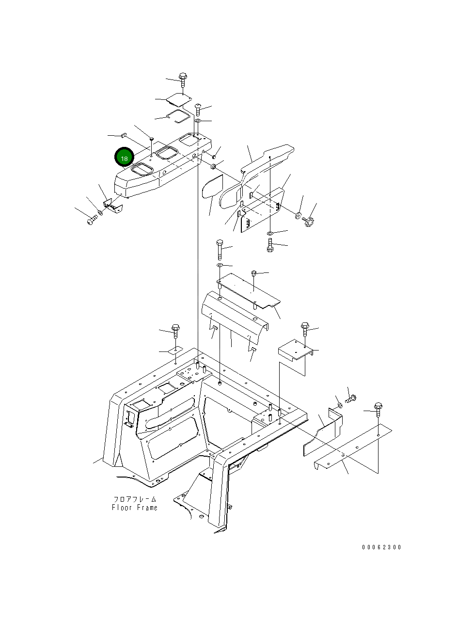 Крышка 134-54-75720 Komatsu