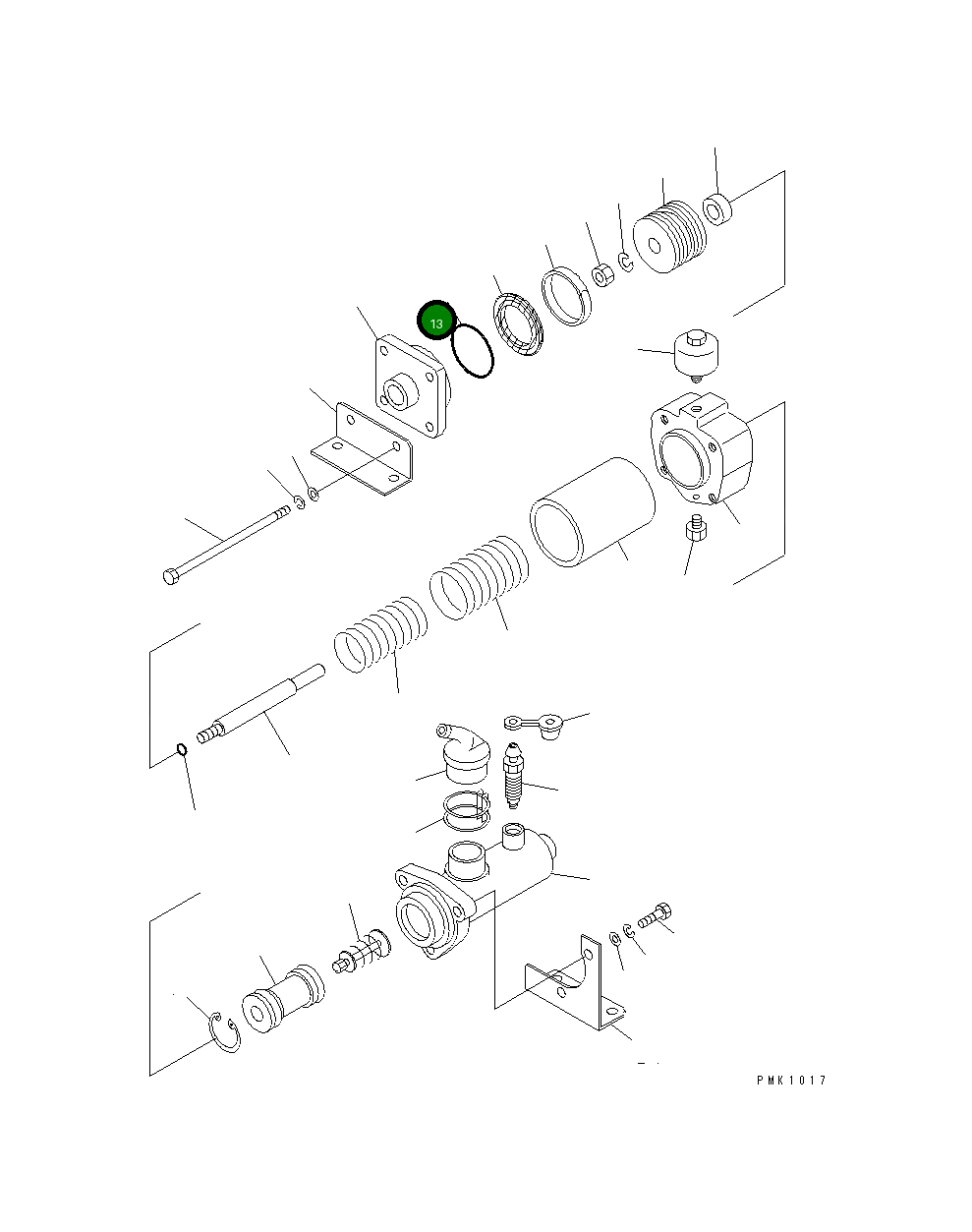 Кольцо уплотнительное (O-Ring) MY593-0631-30 Komatsu