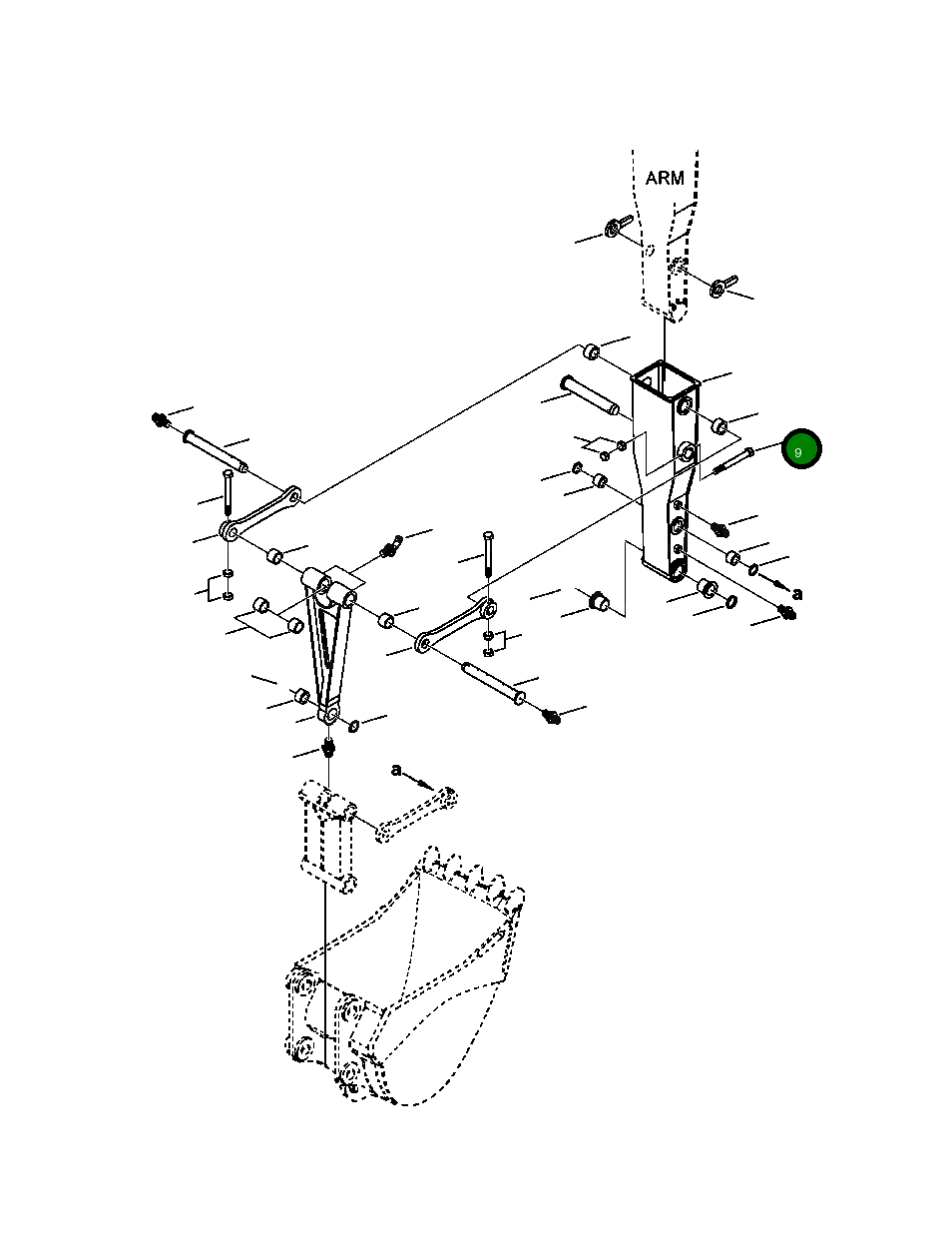 Болт 205-70-7190 Komatsu