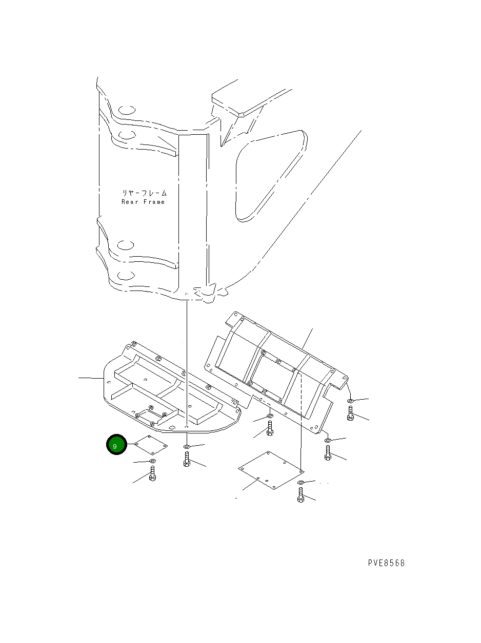 Крышка 427-971-1140  Komatsu