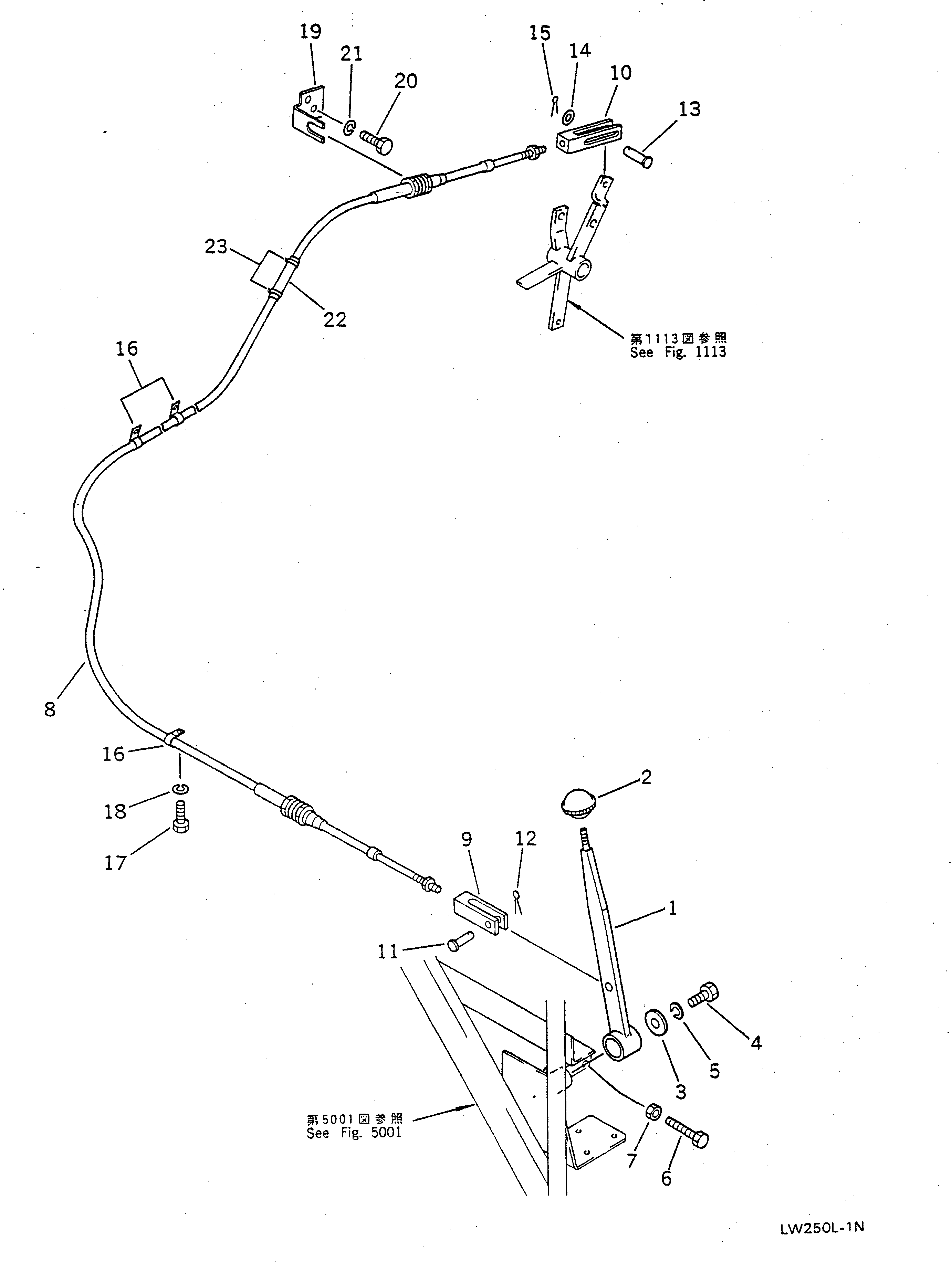 Болт 01016-50855  Komatsu