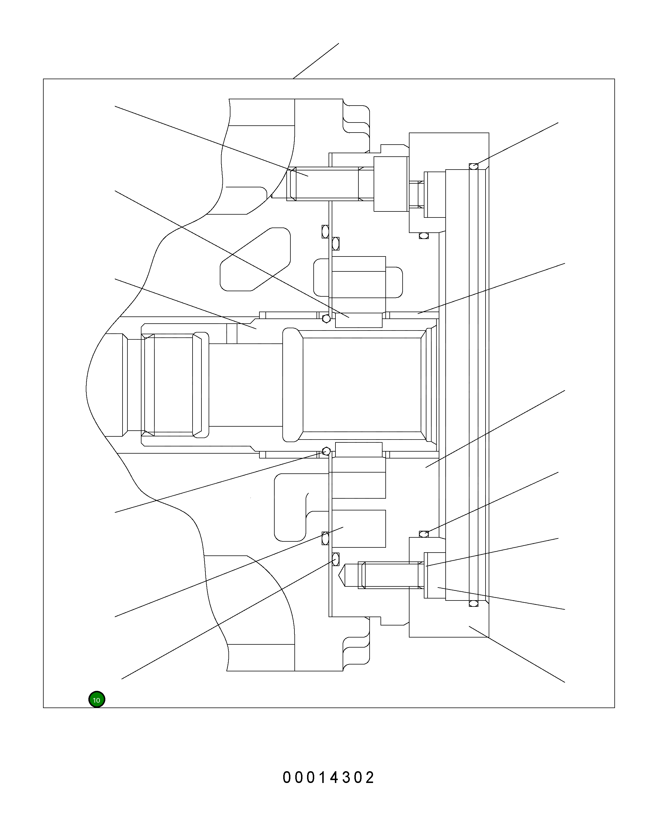 Кольцо уплотнительное (O-Ring) UC1300305002  Komatsu