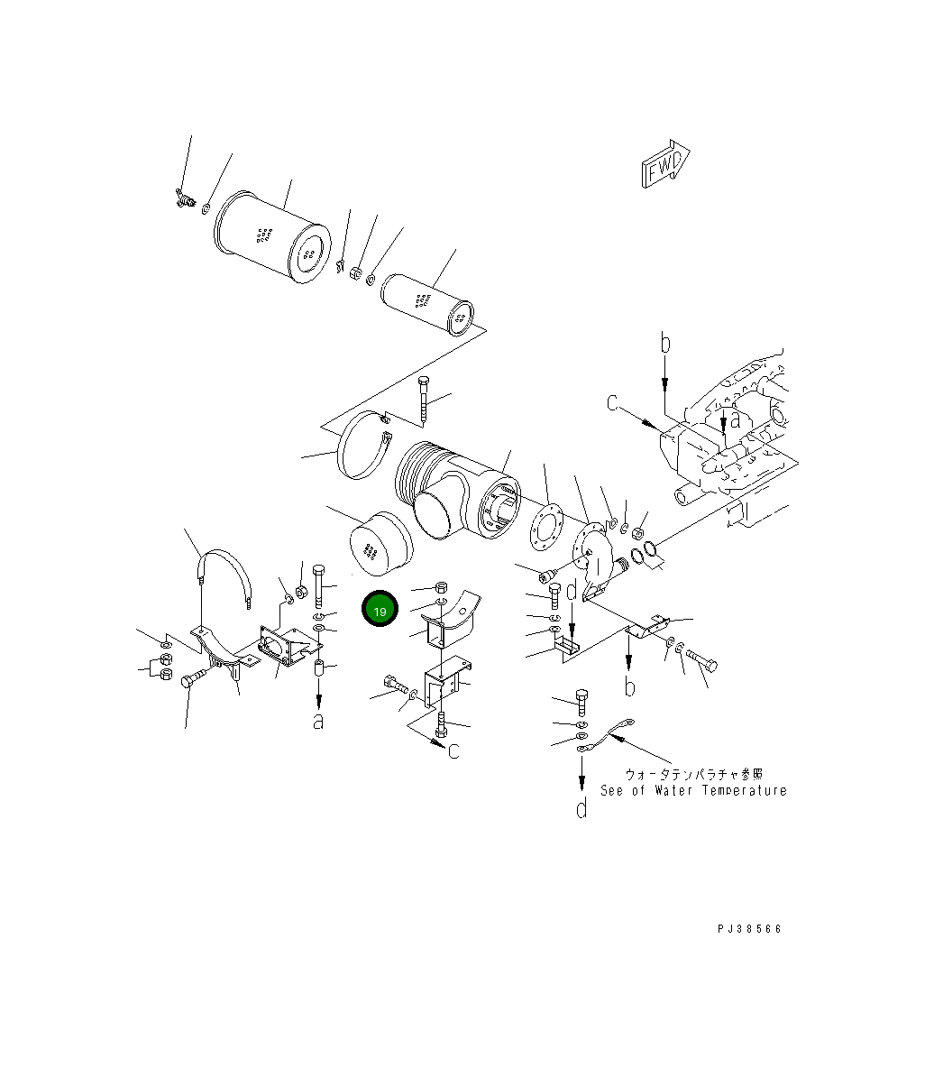 Болт 01011-31020 Komatsu