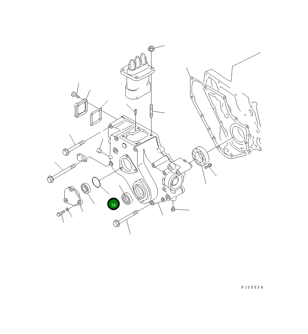 Кольцо уплотнительное (O-Ring) YM24341-000460 Komatsu