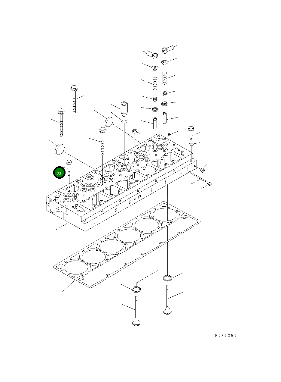 Болт CU3161515 Komatsu