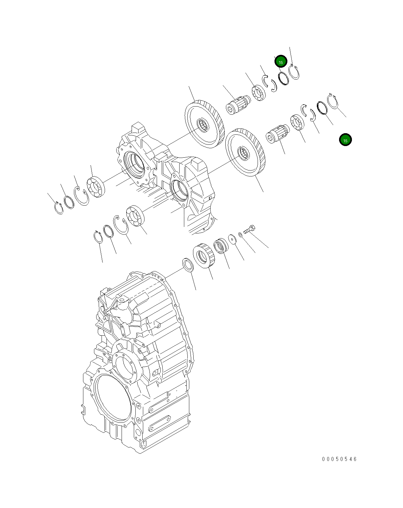 Кольцо 714-07-23710  Komatsu