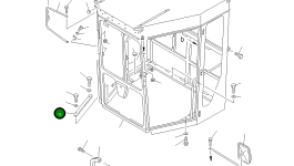 Крышка 23D-950-1731 Komatsu