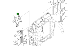 Крышка 21M-03-21641 Komatsu