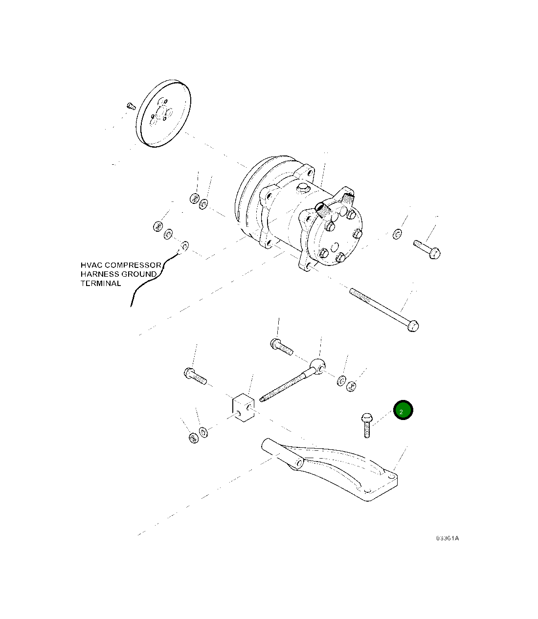 Болт 24605  Komatsu
