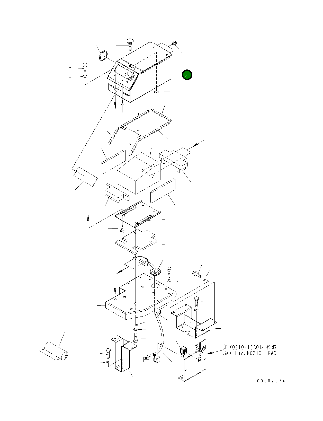 Крышка 419-U94-3331 Komatsu
