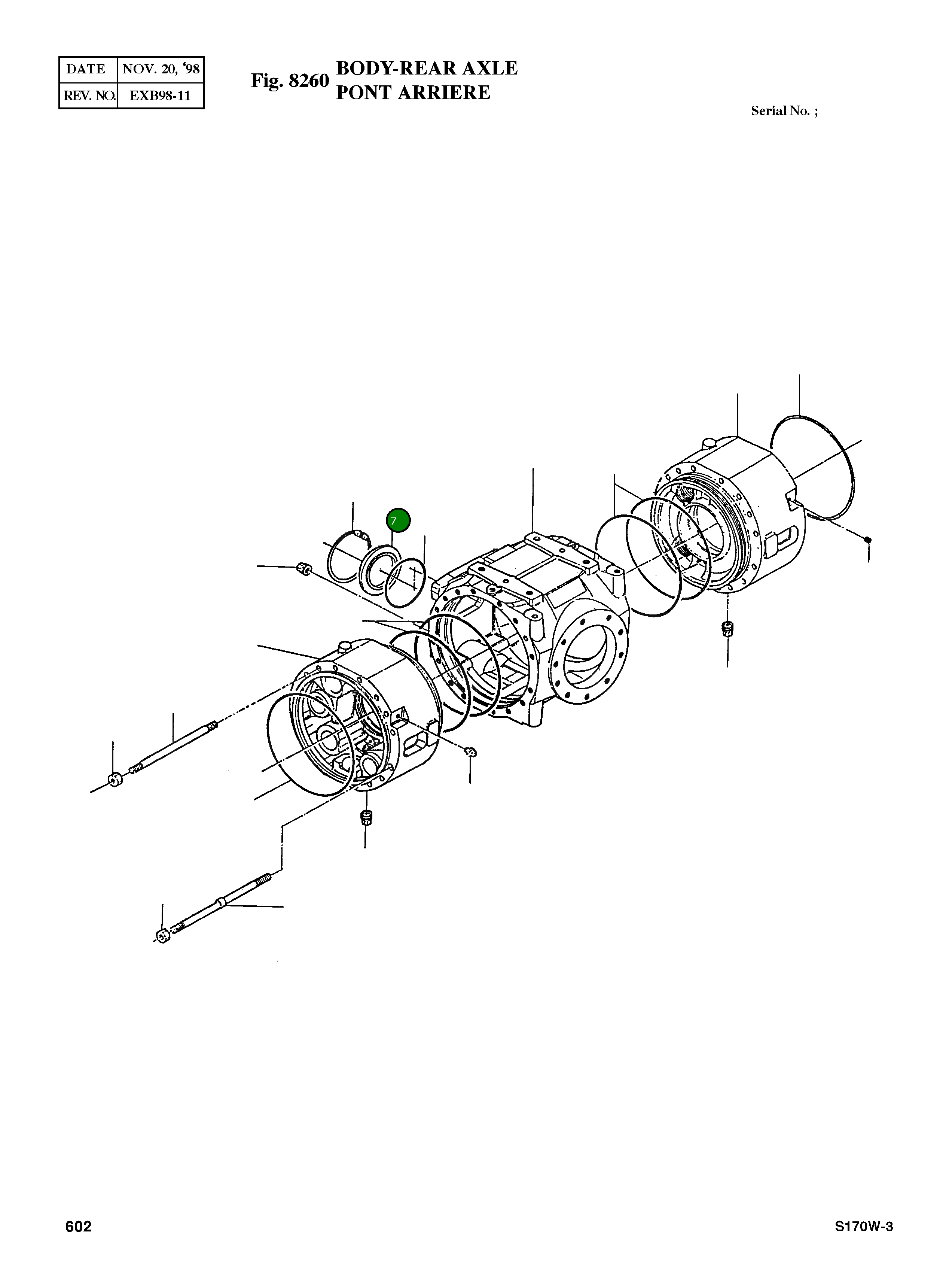 Крышка 176.01.007.02 Komatsu