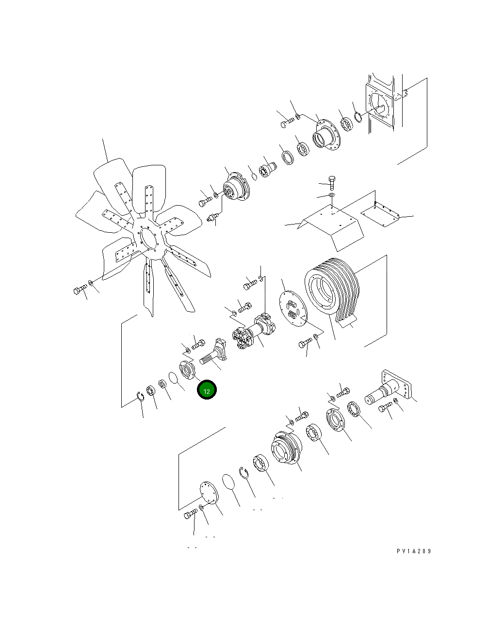 Крышка 19M-03-21230 Komatsu