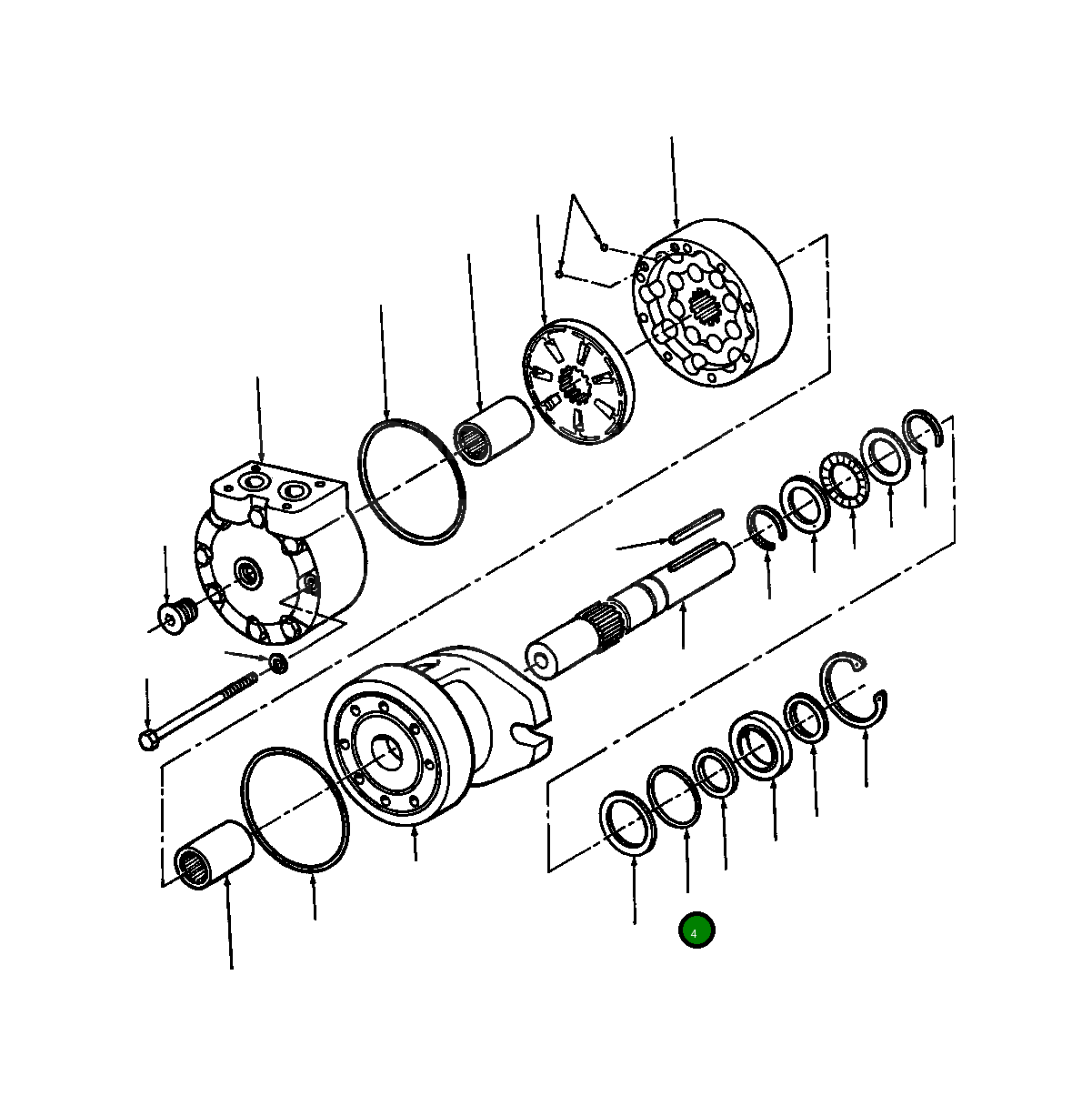Кольцо уплотнительное (O-Ring) 134 656 Komatsu