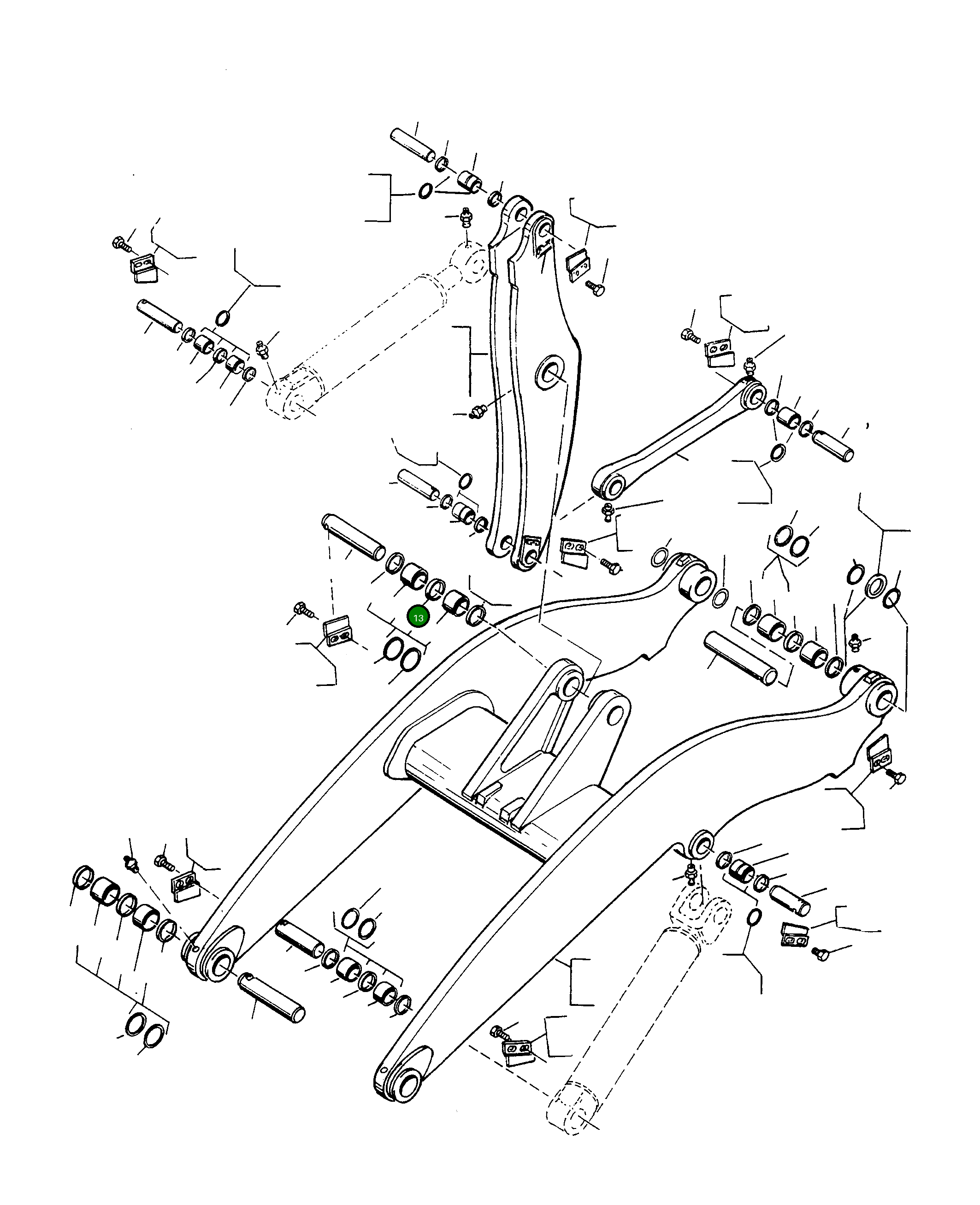 Кольцо 4210238M1 Komatsu