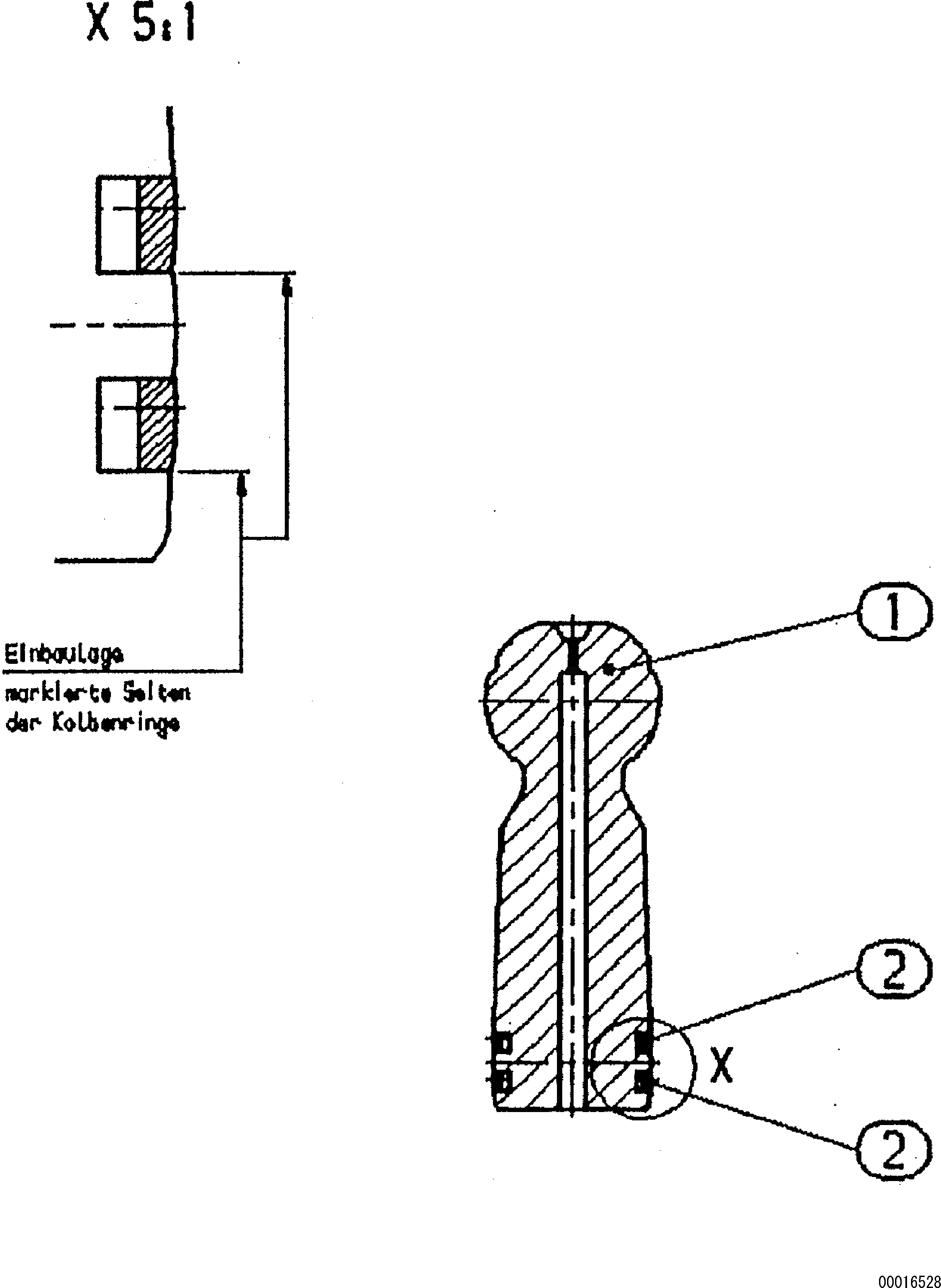 Кольцо UC09831897  Komatsu