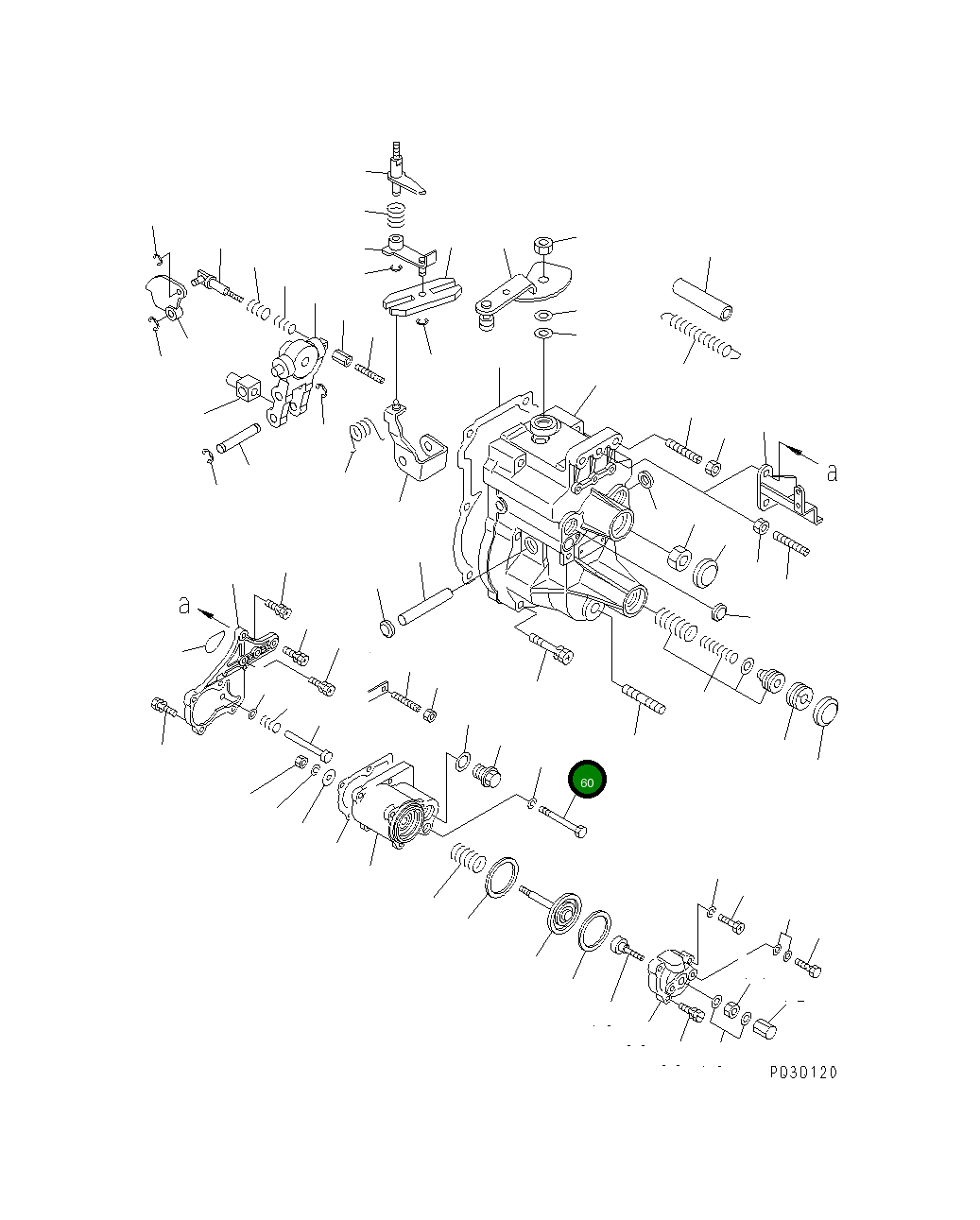 Болт DK139006-1300 Komatsu