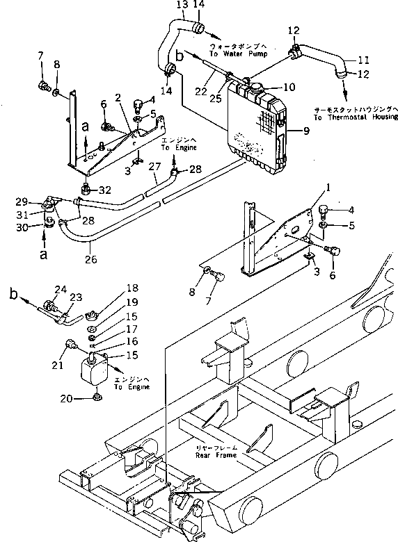 Болт YM26018-060204 Komatsu