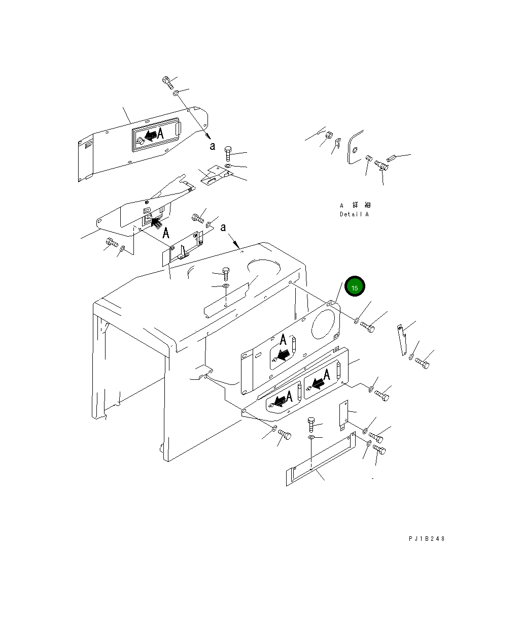 Крышка 176-54-49141 Komatsu