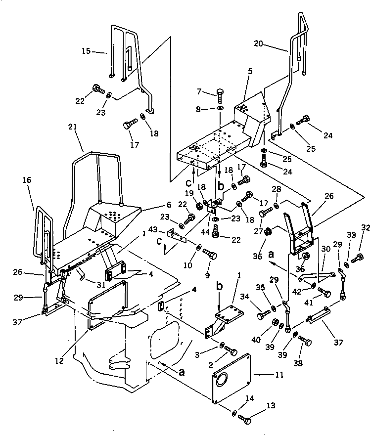 Болт 01010-01265  Komatsu