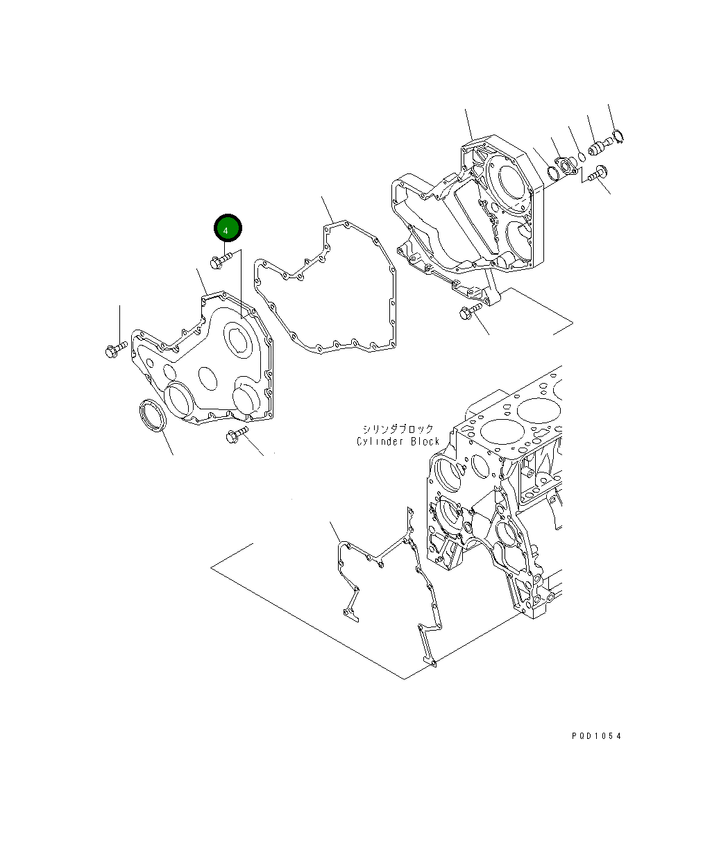 Болт 6736-21-5310 Komatsu