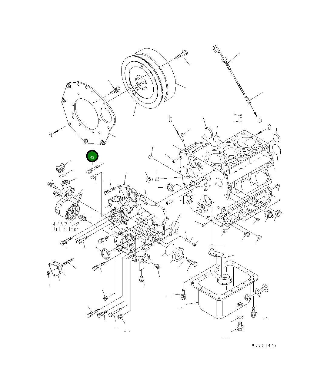 Болт 460-139 Komatsu