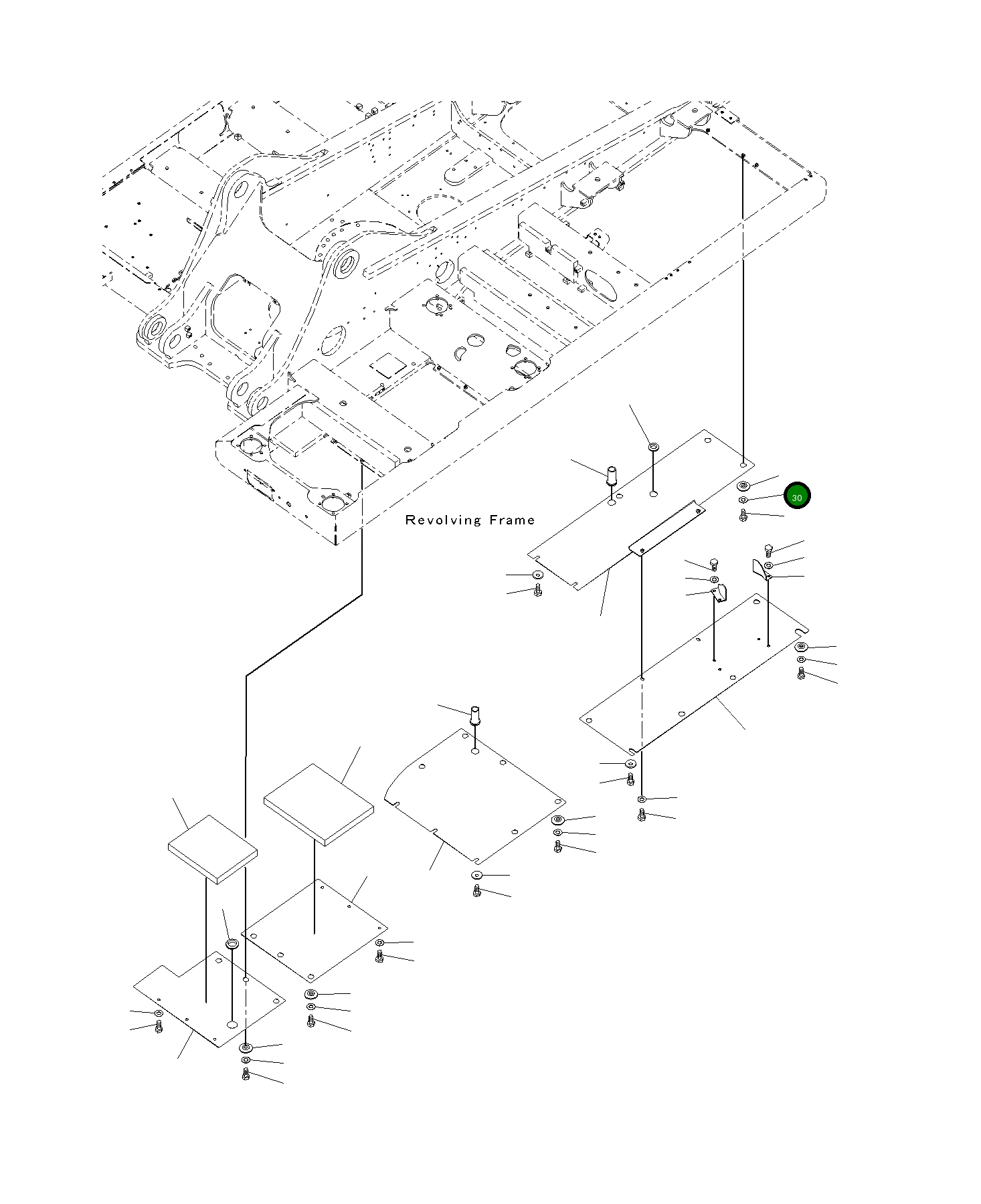 Крышка 208-54-79260 Komatsu