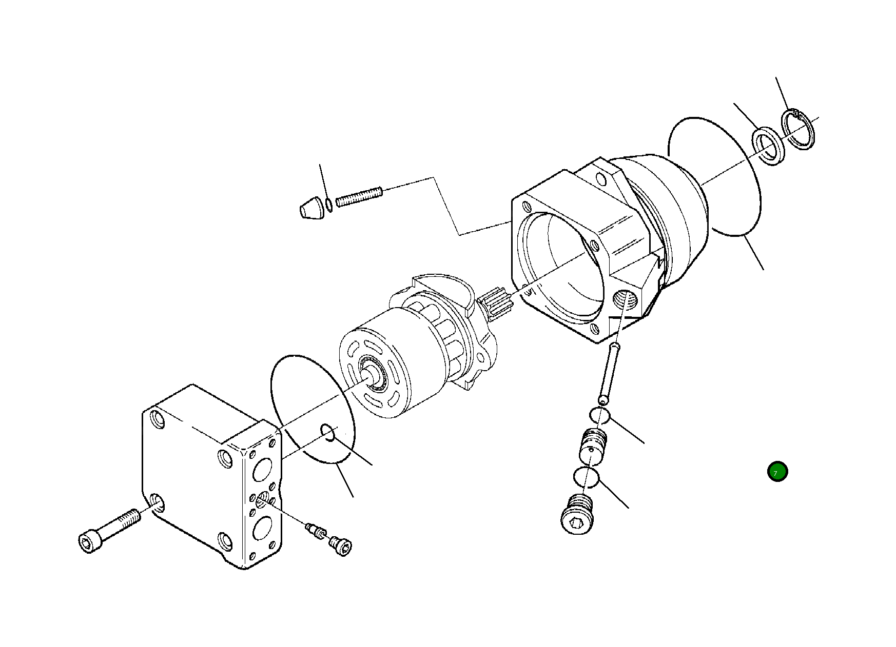 Кольцо уплотнительное (O-Ring) 21D-60-15670 Komatsu