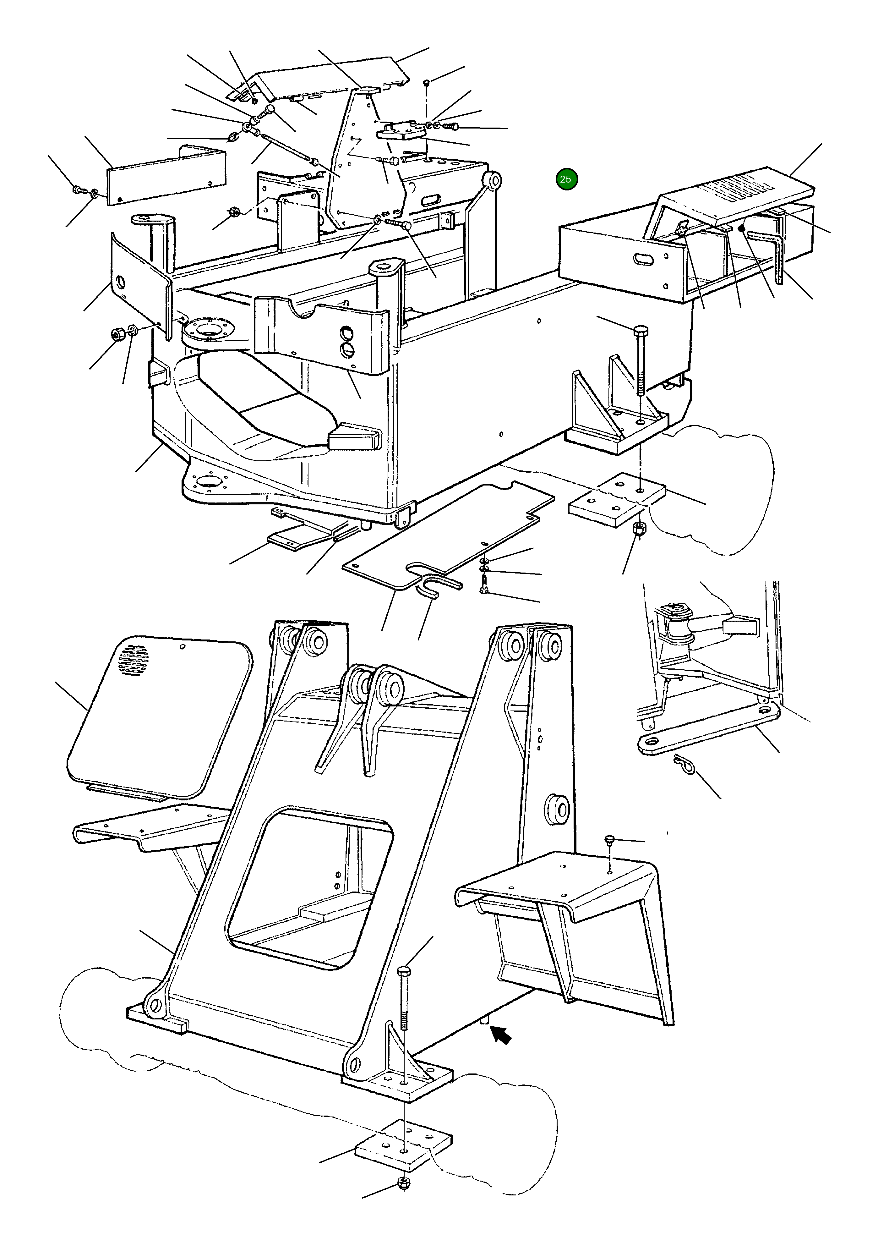 Крышка 360701757 Komatsu
