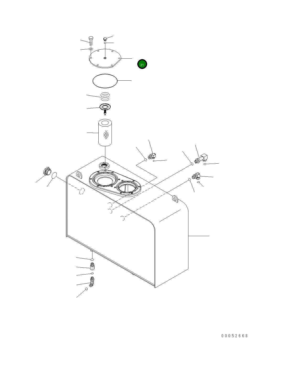 Крышка 423-60-45580 Komatsu