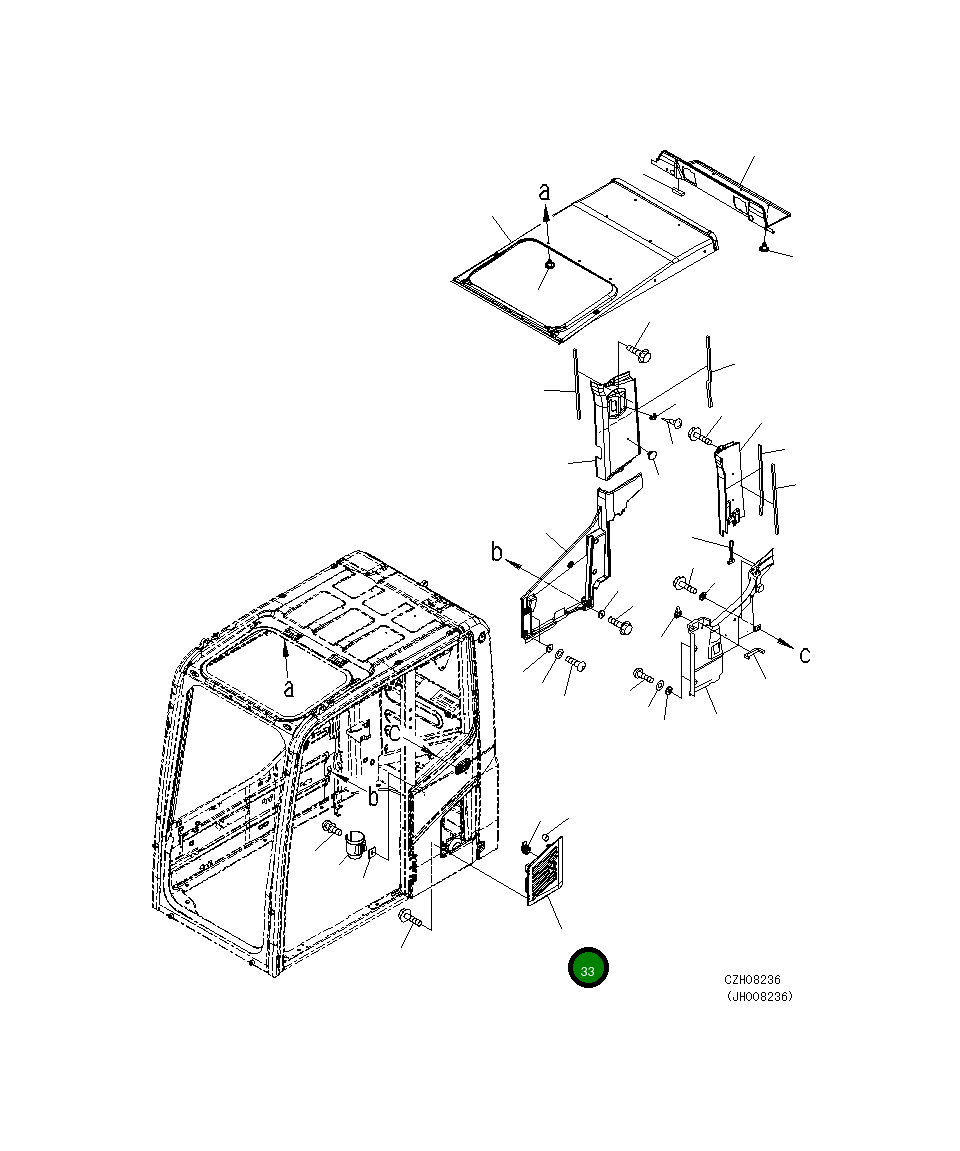 Крышка 20Y-53-15470 Komatsu