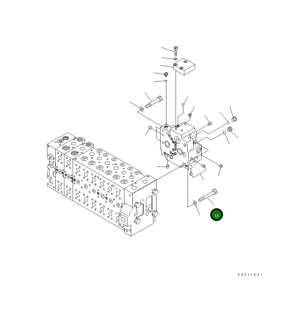Болт 01010-61470 Komatsu