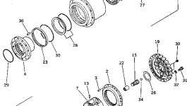 Кольцо 04064-04016 Komatsu