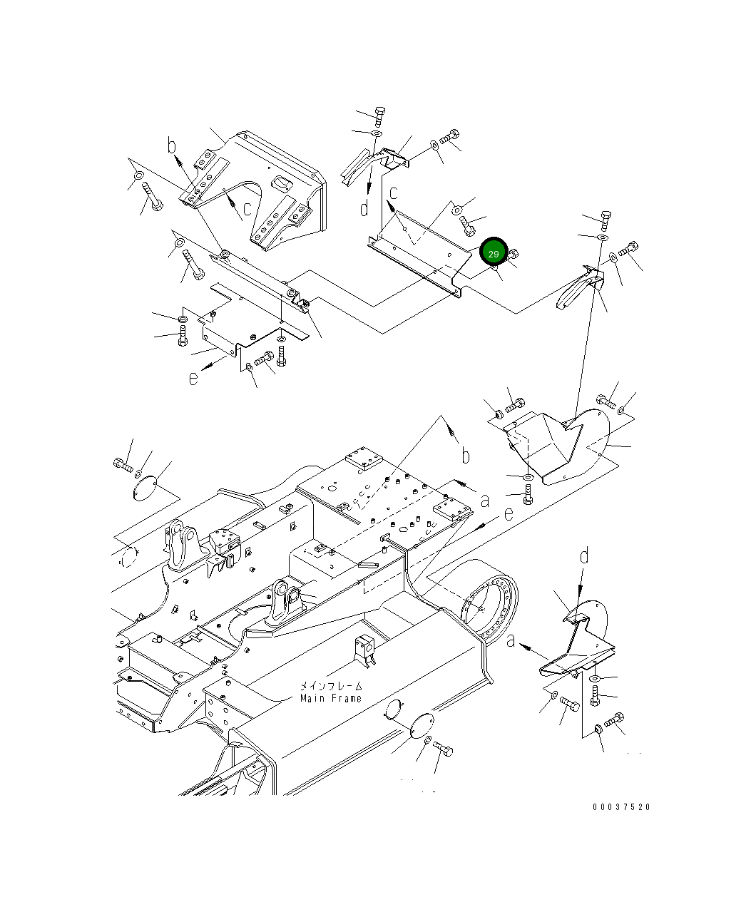 Крышка 11Y-78-11570 Komatsu