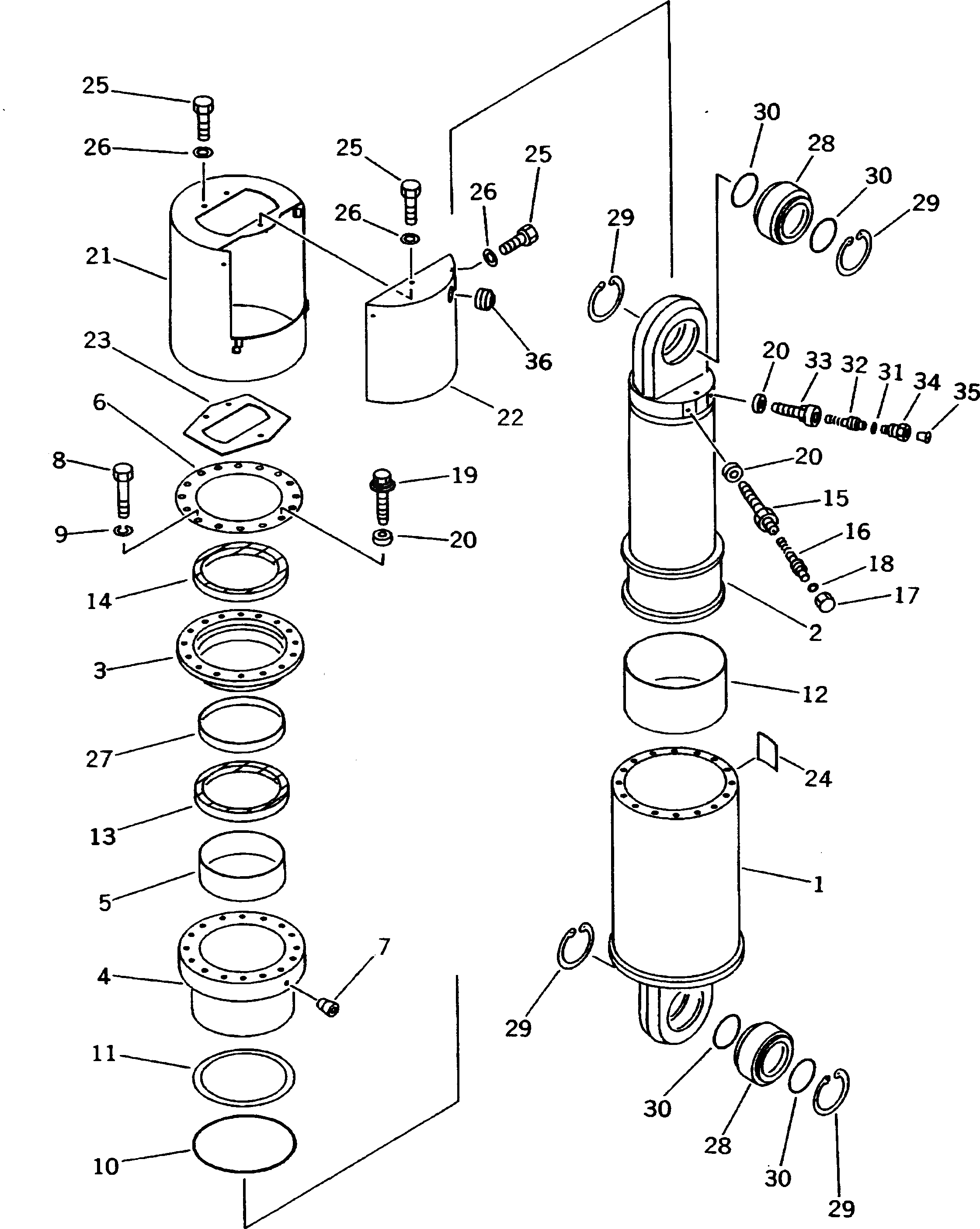 Кольцо 07001-05240  Komatsu