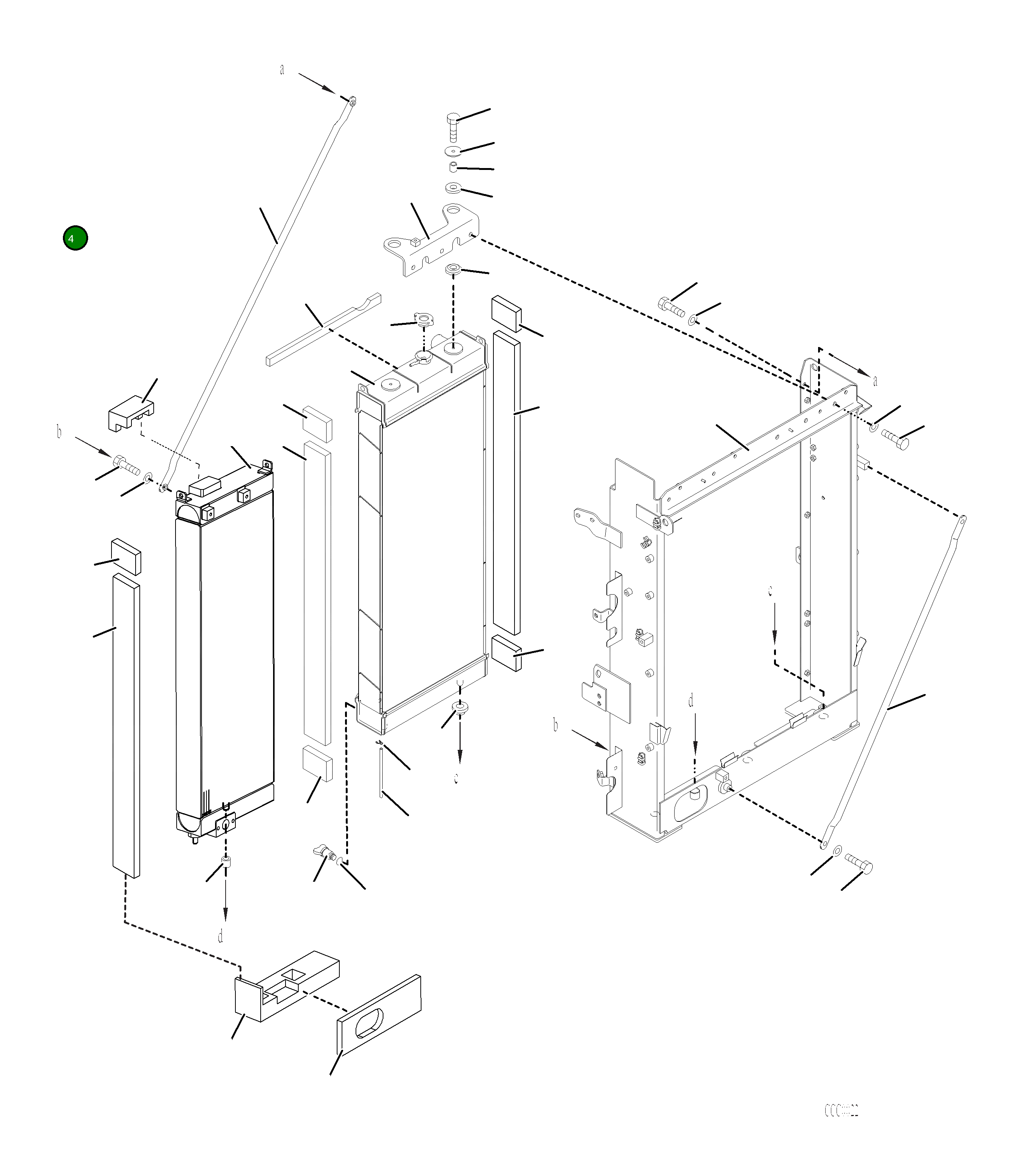 Крышка 2A6-03-A1740  Komatsu