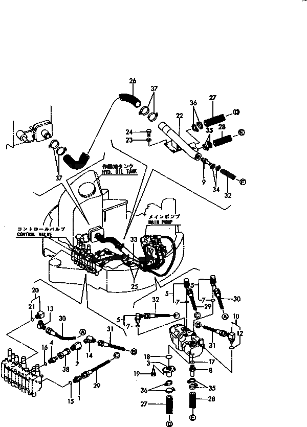 Кольцо уплотнительное (O-Ring) YM24315-000300  Komatsu