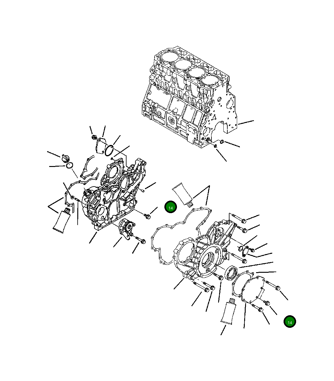 Болт YM26106080202 Komatsu