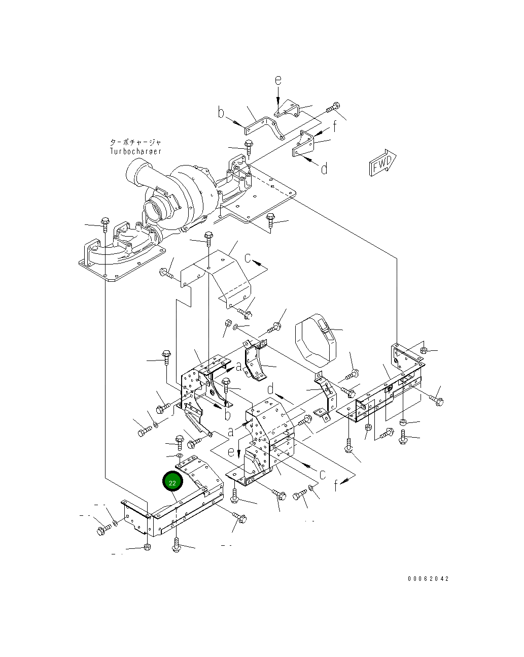 Крышка 6218-11-6220 Komatsu