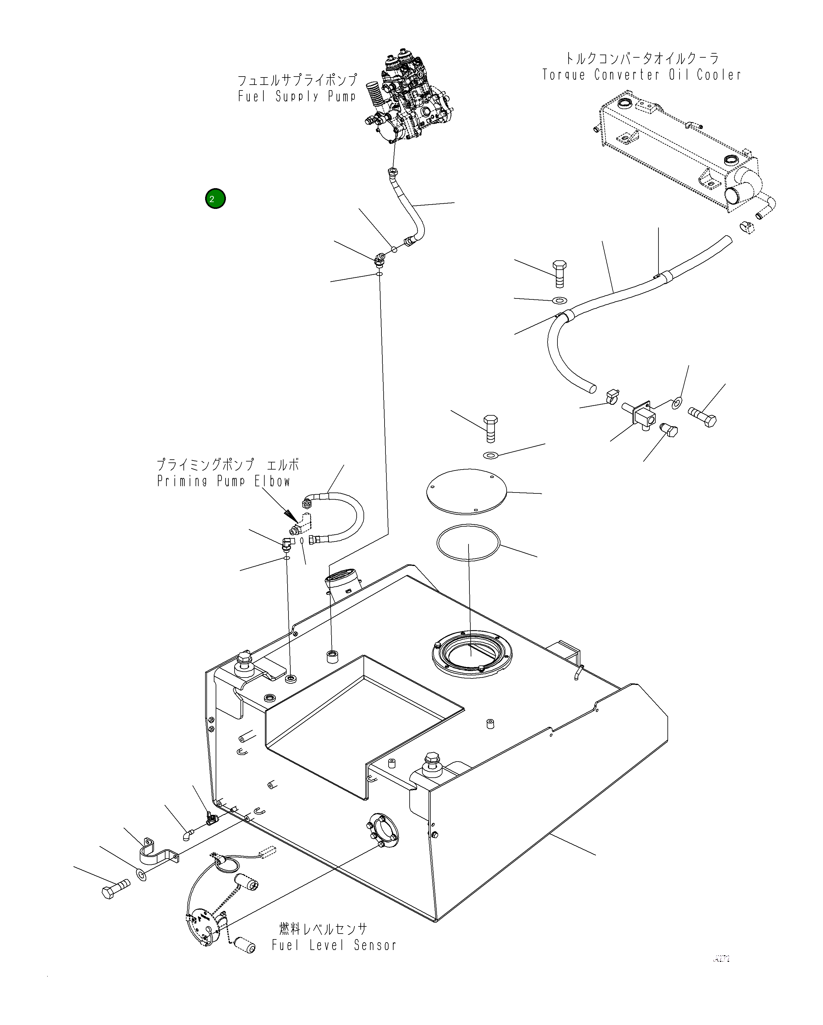Крышка 421-04-51140 Komatsu