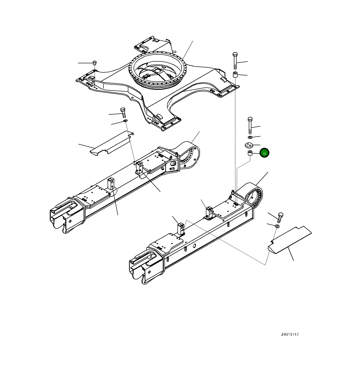 Болт 01011-63030 Komatsu