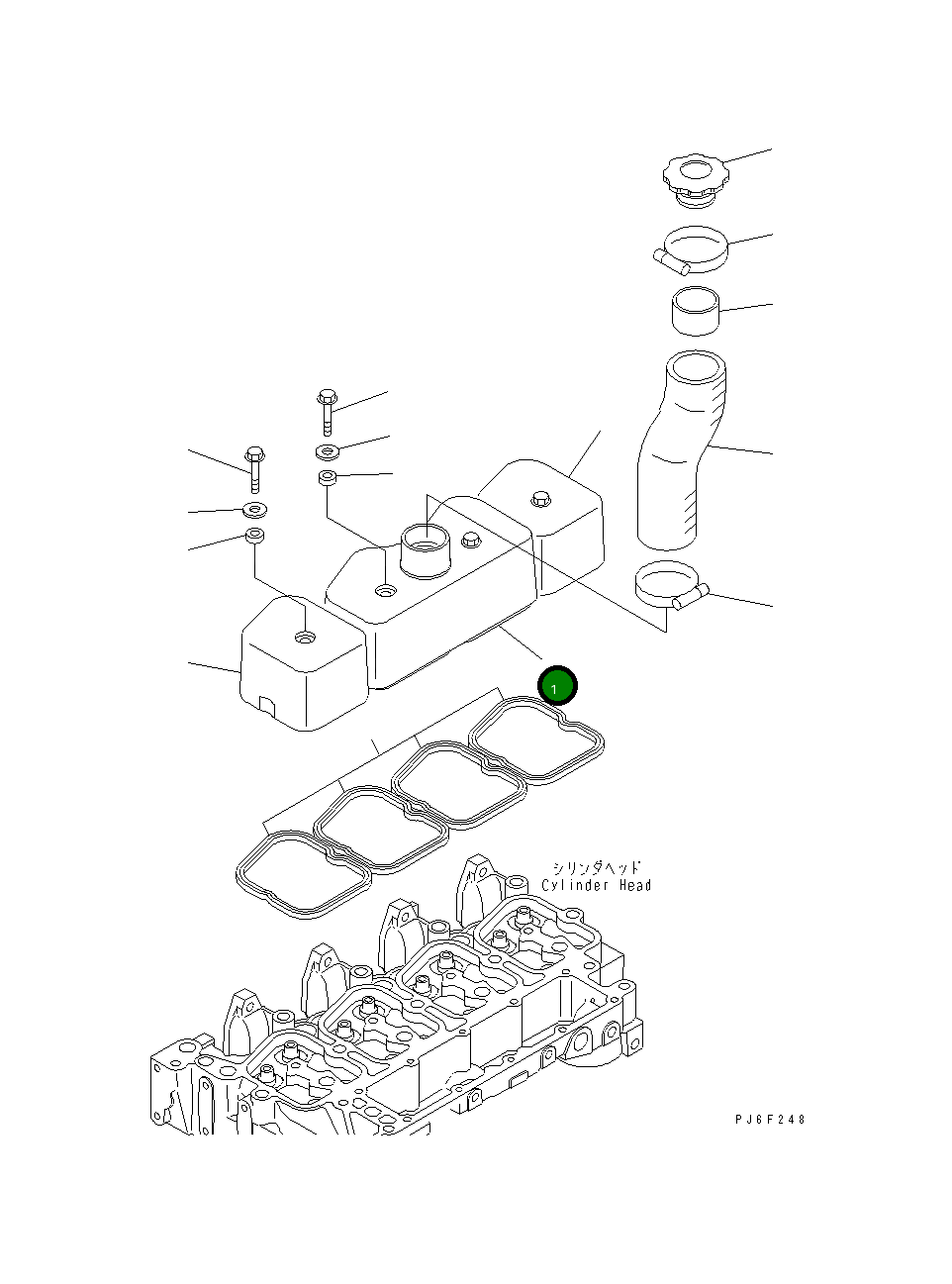Крышка 6737-11-8110 Komatsu