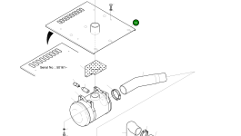 Крышка 2621-3706B Komatsu