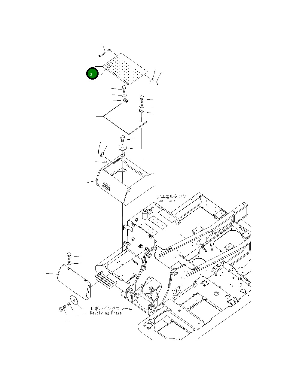 Крышка 20Y-54-74131 Komatsu