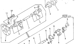 Вал 232-971-2550 Komatsu
