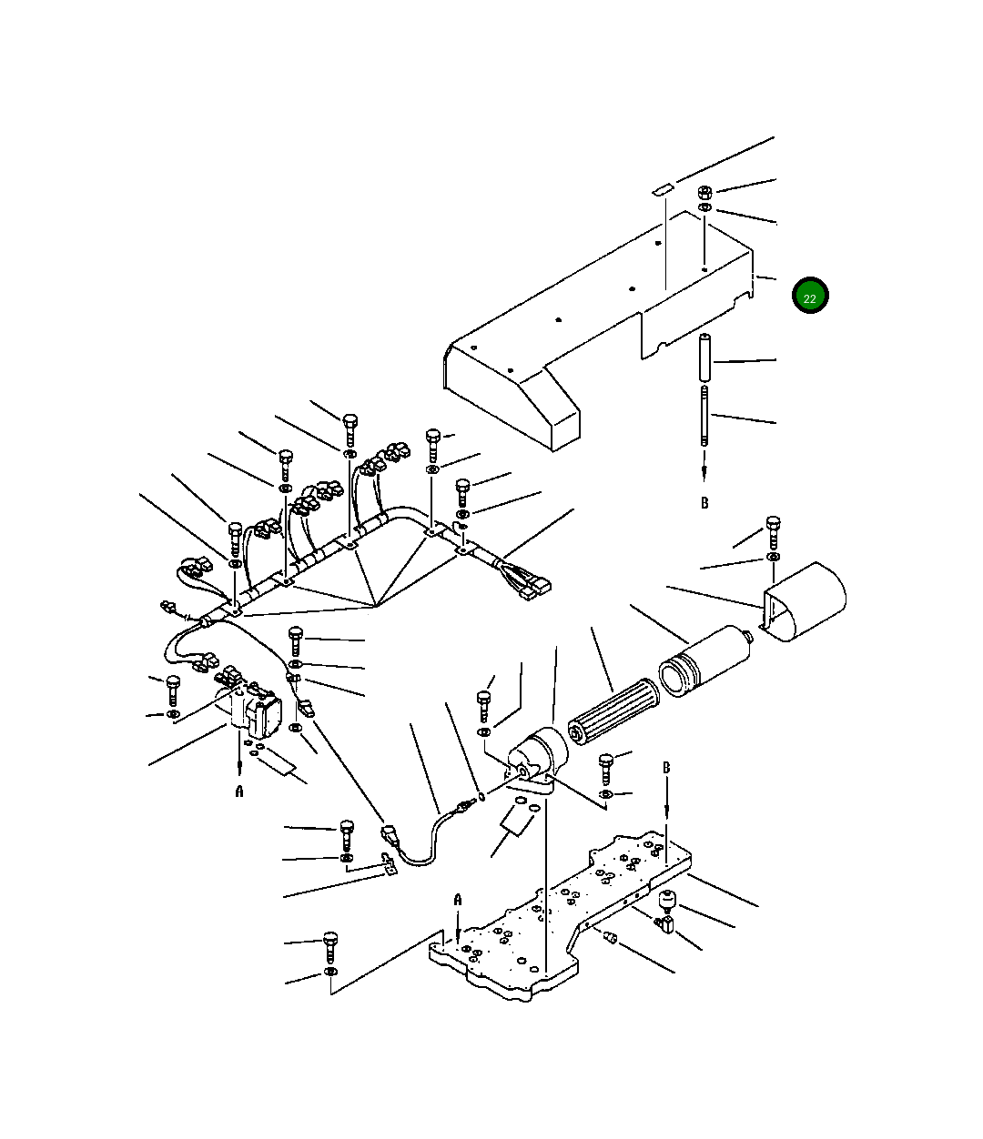 Крышка 561-15-55862 Komatsu