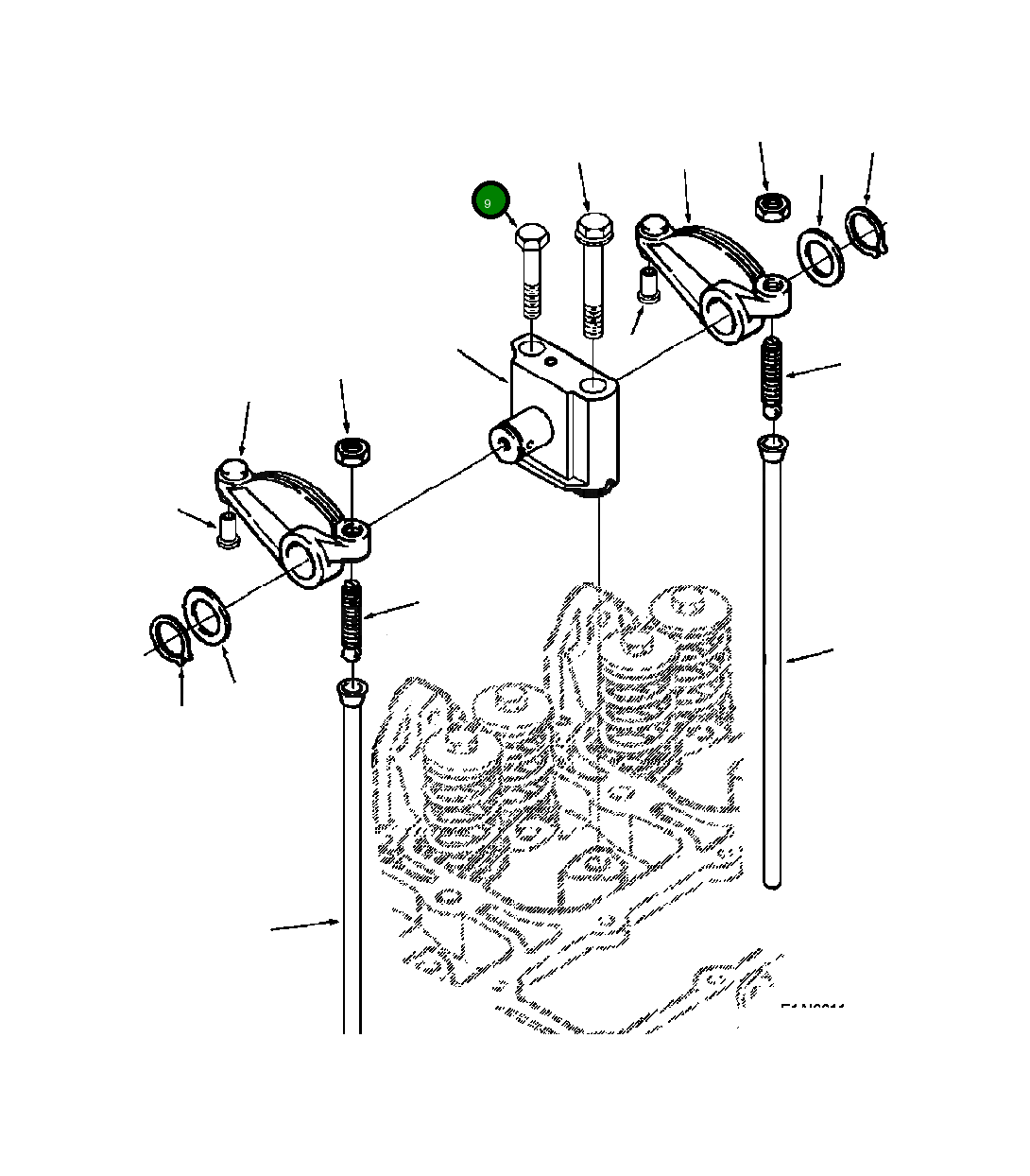 Болт 1240 171 H1  Komatsu