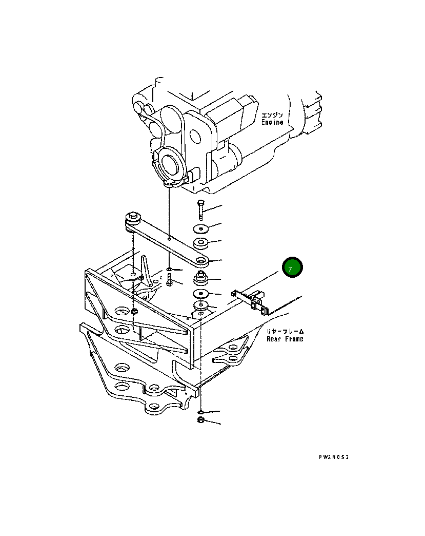 Болт 01011-82240 Komatsu