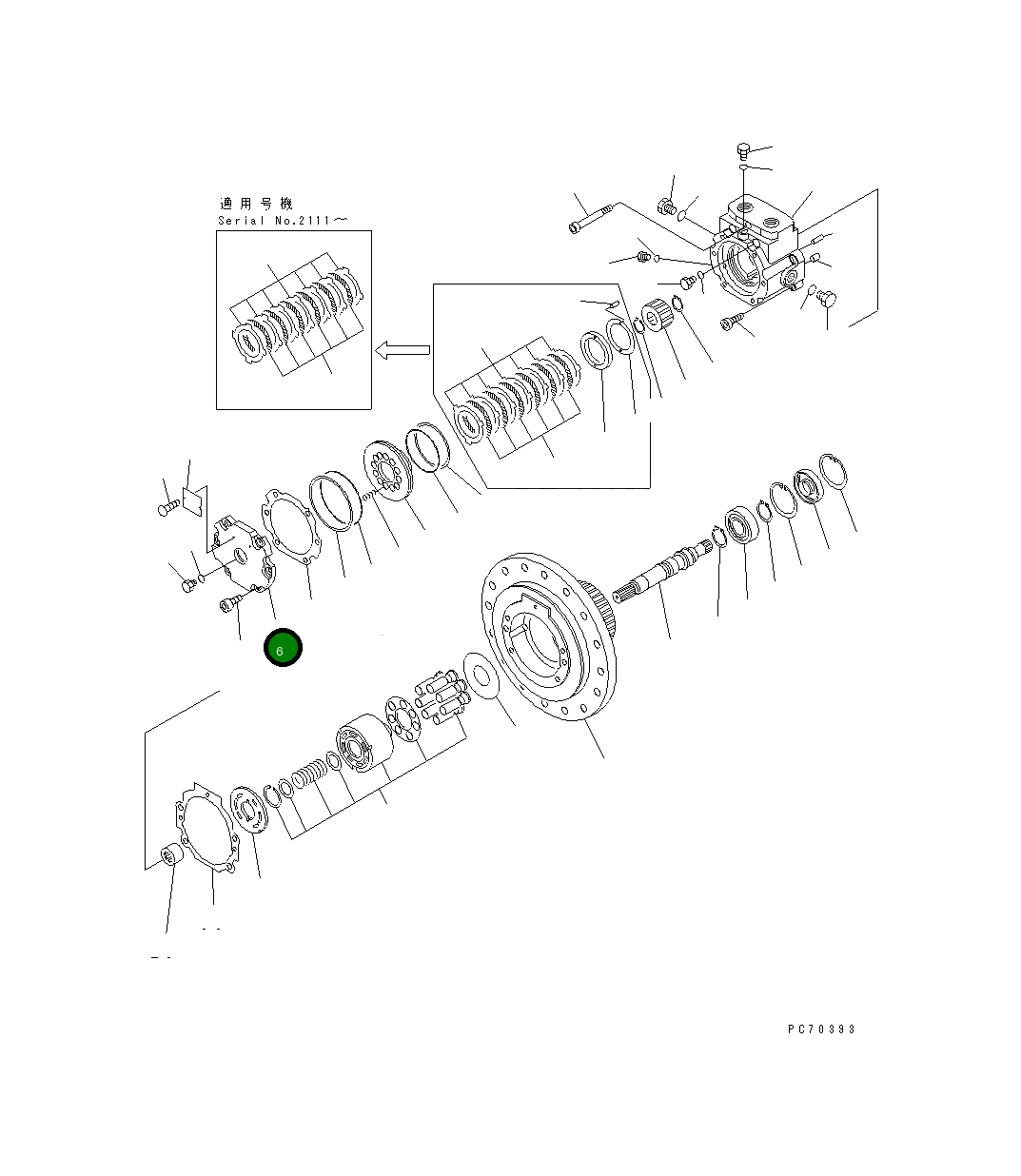 Крышка 259-82-23160 Komatsu